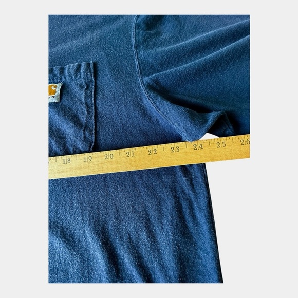 Carhartt Navy Crew Neck Tee - Picture 6 of 9